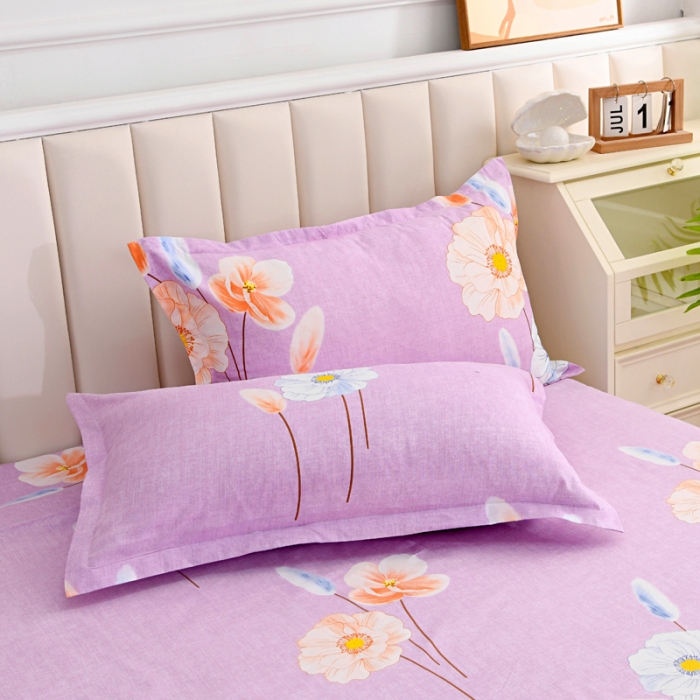 91家纺网 家纺一手货源 找家纺 梵巢 芦荟棉单枕套48*74cm彼岸花