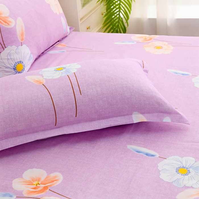 91家纺网 家纺一手货源 找家纺 梵巢 芦荟棉单枕套48*74cm彼岸花