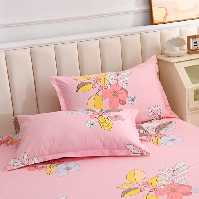 91家纺网 家纺一手货源 找家纺 梵巢 芦荟棉单枕套48*74cm国色天香