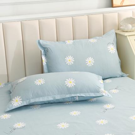 91家纺网 家纺一手货源 找家纺 梵巢 芦荟棉单枕套48*74cm太阳花