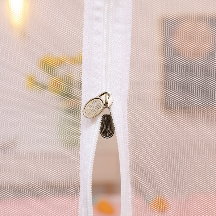 91家纺网 家纺一手货源 找家纺 显高蚊帐2025新款坐床遮光防尘坐床回底遮光蚊帐系列 兔宝贝