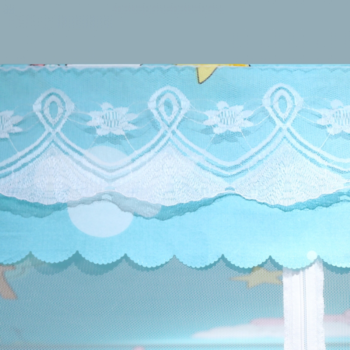 91家纺网 家纺一手货源 找家纺 显高蚊帐2025新款坐床遮光防尘坐床回底遮光蚊帐系列 晚安