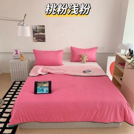 91家纺网 家纺一手货源 找家纺 （总）星期八 2023马卡龙针织棉大豆夏被