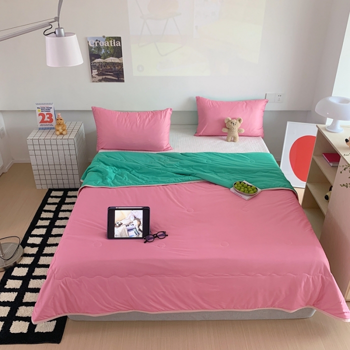 91家纺网 家纺一手货源 找家纺 （总）星期八 2023马卡龙针织棉大豆夏被