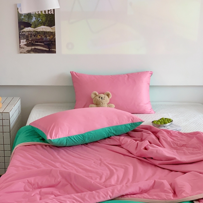 91家纺网 家纺一手货源 找家纺 （总）星期八 2023马卡龙针织棉大豆夏被