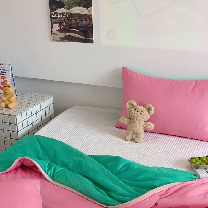 91家纺网 家纺一手货源 找家纺 （总）星期八 2023马卡龙针织棉大豆夏被