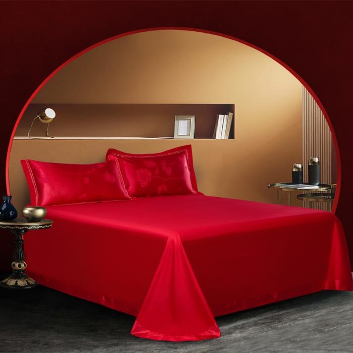 91家纺网 家纺一手货源 找家纺 天丝刺绣大提花四件套