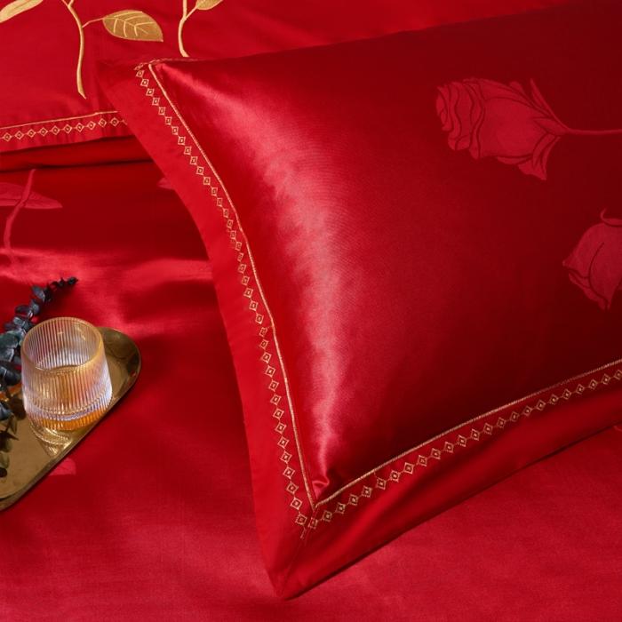 91家纺网 家纺一手货源 找家纺 天丝刺绣大提花四件套