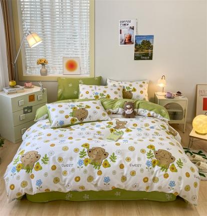 91家纺网 家纺一手货源 找家纺 （总）798  2023新款全棉13070四件套