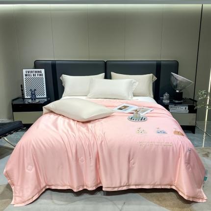 91家纺网 家纺一手货源 找家纺 (总) 米洛贝伊 2023新款莫代尔羽丝棉夏被-风的故事系列