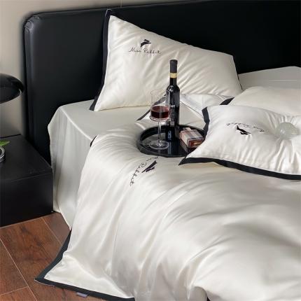 91家纺网 家纺一手货源 找家纺 (总)涞澳 2023新款60天丝四件套-萌萌兔