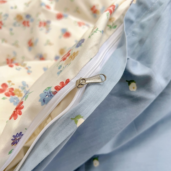 91家纺网 家纺一手货源 找家纺 百寐 2024小清新碎花卡通13372全棉四件套纯棉床单床笠款 兰溪