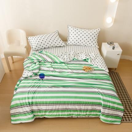 有货 2023新款时尚针织系列夏被四件套 告白