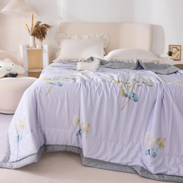 91家纺网 家纺一手货源 找家纺 天丝印花夏凉被 夏被被子空调被