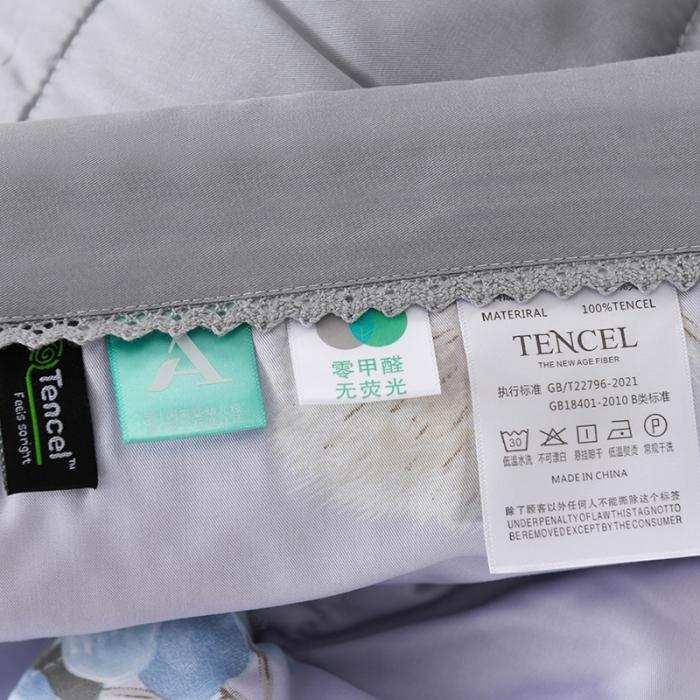 91家纺网 家纺一手货源 找家纺 天丝印花夏凉被 夏被被子空调被