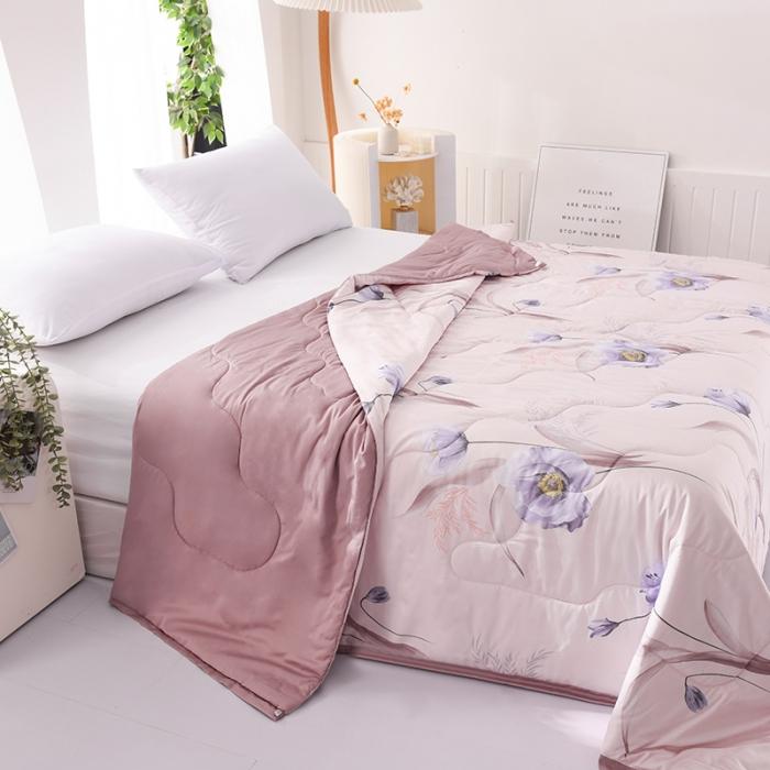 91家纺网 家纺一手货源 找家纺 天丝印花夏凉被 夏被被子空调被