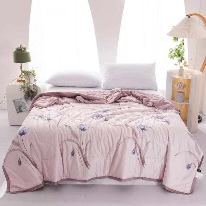 91家纺网 家纺一手货源 找家纺 天丝印花夏凉被 夏被被子空调被