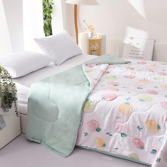 91家纺网 家纺一手货源 找家纺 天丝印花夏凉被 夏被被子空调被