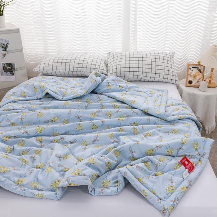 91家纺网 家纺一手货源 找家纺 印花亲肤夏凉被  被子夏被空调被