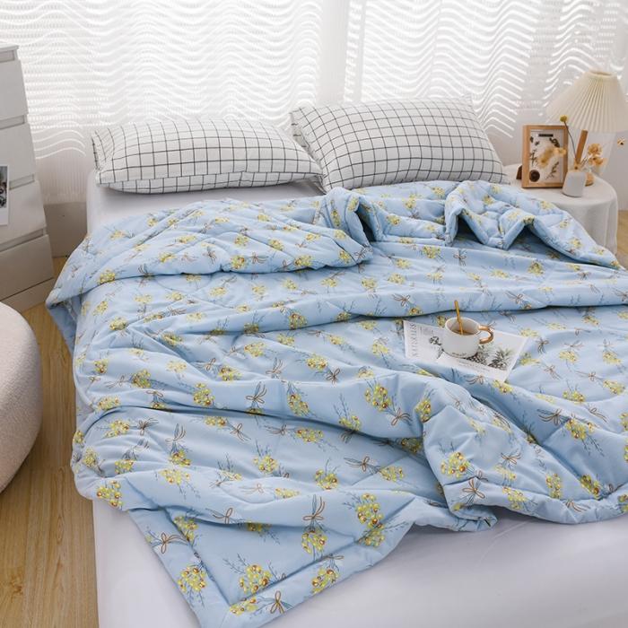 91家纺网 家纺一手货源 找家纺 印花亲肤夏凉被  被子夏被空调被