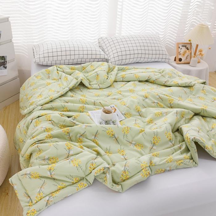 91家纺网 家纺一手货源 找家纺 印花亲肤夏凉被  被子夏被空调被