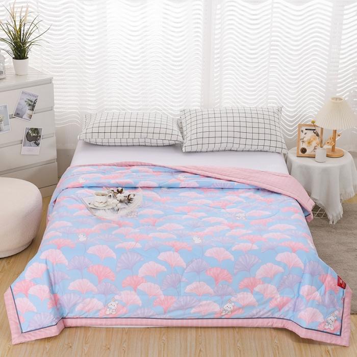 91家纺网 家纺一手货源 找家纺 全棉印花夏凉被  夏被空调被