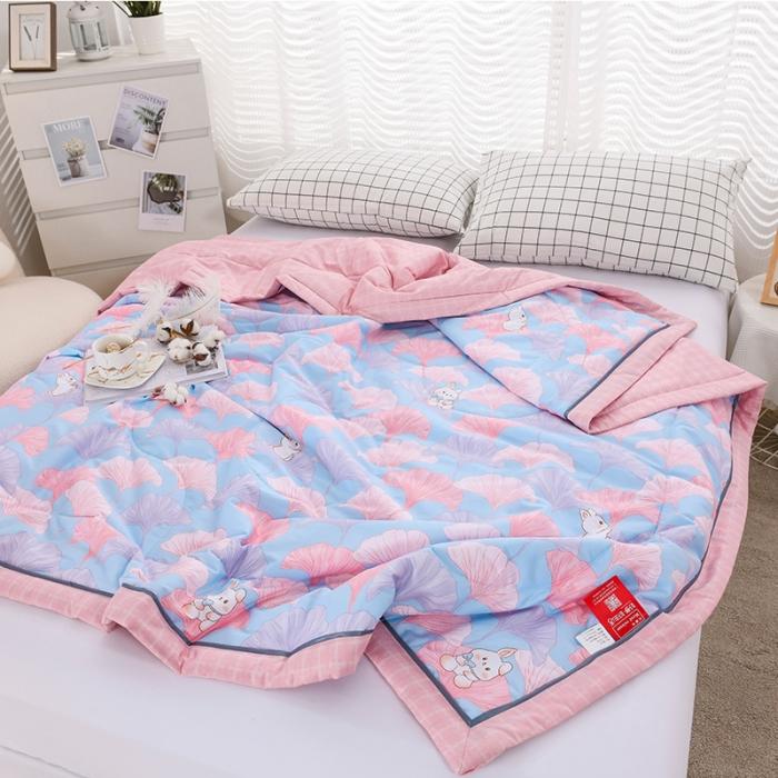 91家纺网 家纺一手货源 找家纺 全棉印花夏凉被  夏被空调被