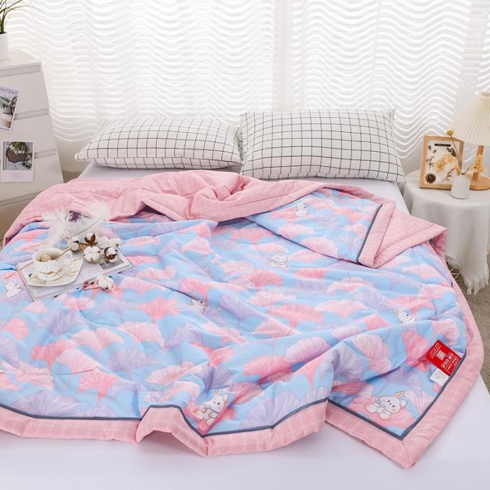 91家纺网 家纺一手货源 找家纺 全棉印花夏凉被  夏被空调被