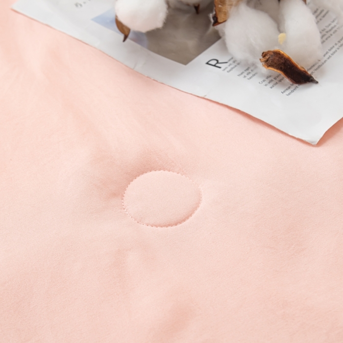 91家纺网 家纺一手货源 找家纺 森林人 2023新款A类无印风水洗棉大豆夏被 优雅玉