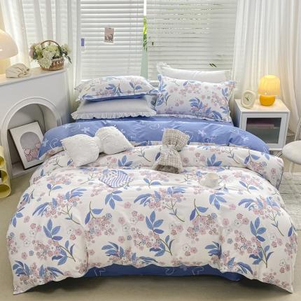 91家纺网 家纺一手货源 找家纺 2024新款12868全棉四件套系列-四件套天意美