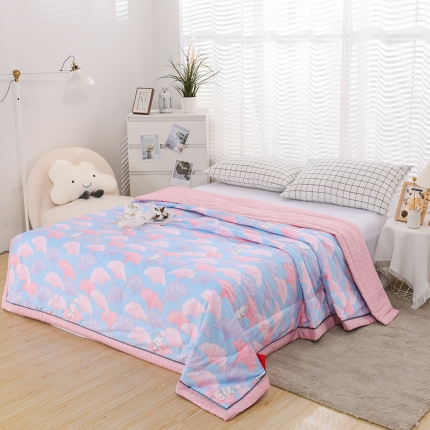 91家纺网 家纺一手货源 找家纺 全棉印花夏凉被  夏被空调被