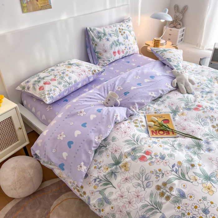 91家纺网 家纺一手货源 找家纺 （总）感遇 2022新款全棉印花四件套第三批