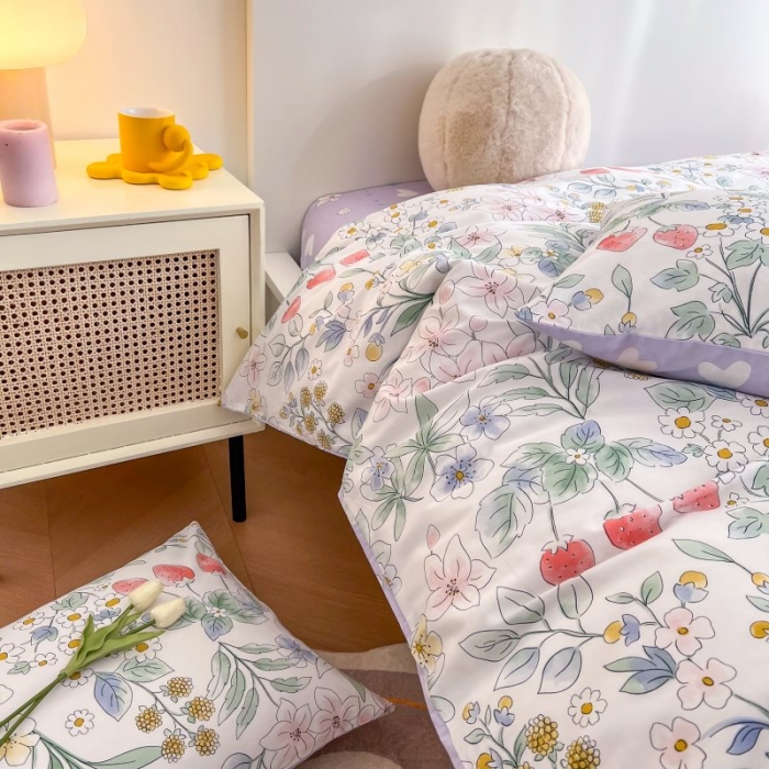 91家纺网 家纺一手货源 找家纺 （总）感遇 2022新款全棉印花四件套第三批