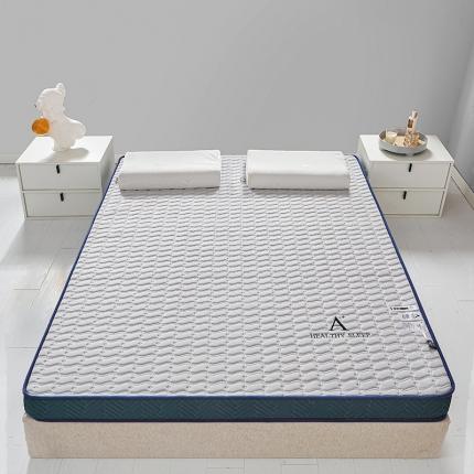 91家纺网 家纺一手货源 找家纺 帛奴 2023新款A类乳胶立体绣花床垫 灰色