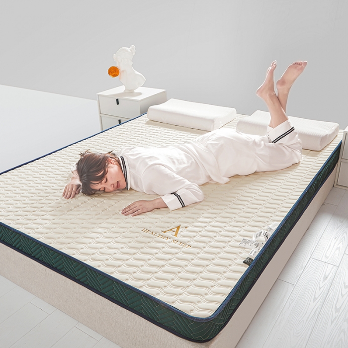 91家纺网 家纺一手货源 找家纺 帛奴 2023新款A类乳胶立体绣花床垫 白色