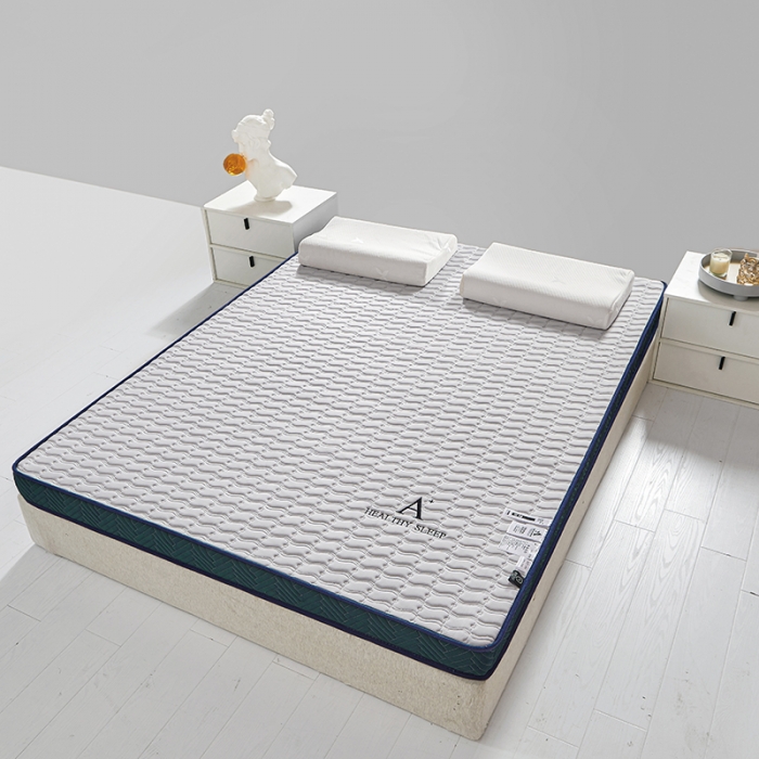 91家纺网 家纺一手货源 找家纺 帛奴 2023新款A类乳胶立体绣花床垫 灰色