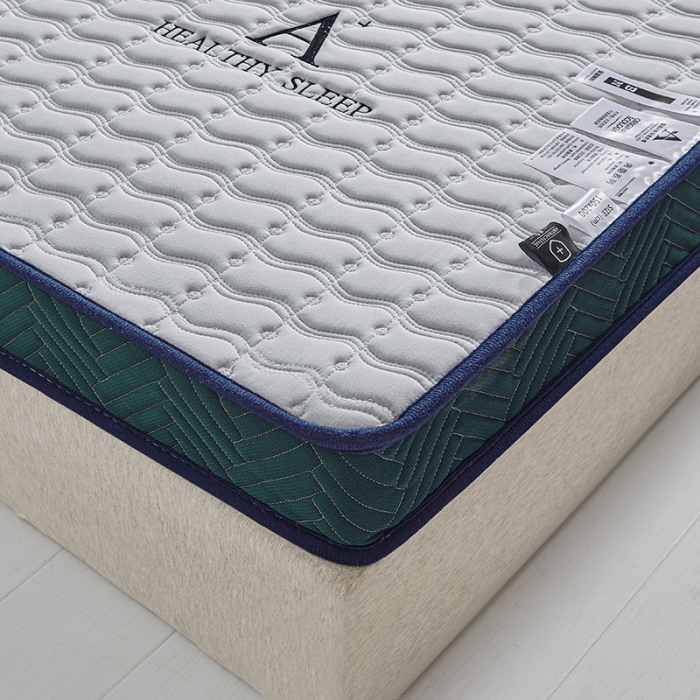 91家纺网 家纺一手货源 找家纺 帛奴 2023新款A类乳胶立体绣花床垫 灰色