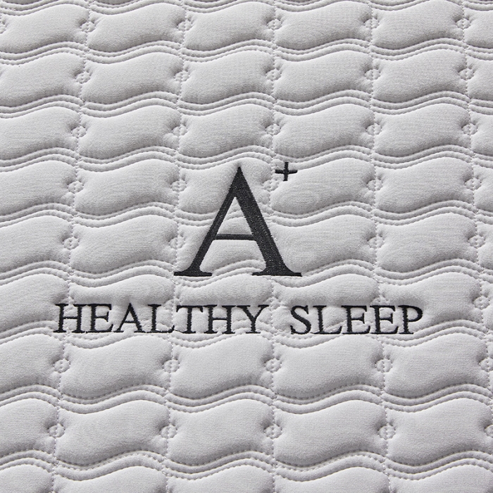 91家纺网 家纺一手货源 找家纺 帛奴 2023新款A类乳胶立体绣花床垫 灰色