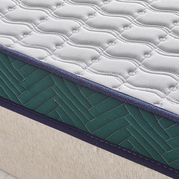 91家纺网 家纺一手货源 找家纺 帛奴 2023新款A类乳胶立体绣花床垫 灰色