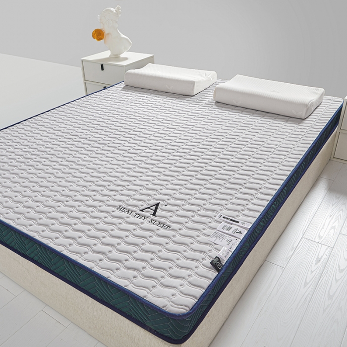 91家纺网 家纺一手货源 找家纺 帛奴 2023新款A类乳胶立体绣花床垫 灰色