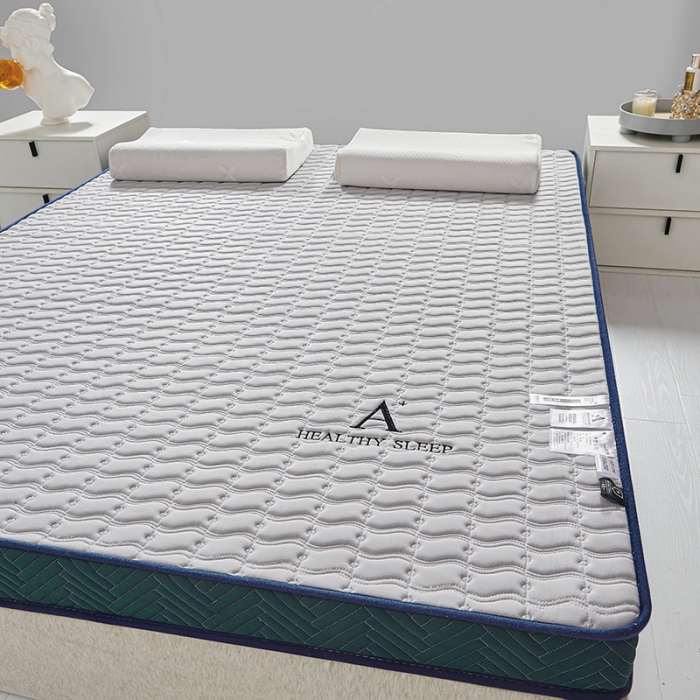 91家纺网 家纺一手货源 找家纺 帛奴 2023新款A类乳胶立体绣花床垫 灰色