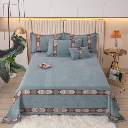 91家纺网 家纺一手货源 找家纺 （总）新款复合雪尼尔床盖榻榻米炕盖炕垫