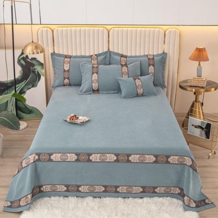 91家纺网 家纺一手货源 找家纺 （总）新款复合雪尼尔床盖榻榻米炕盖炕垫