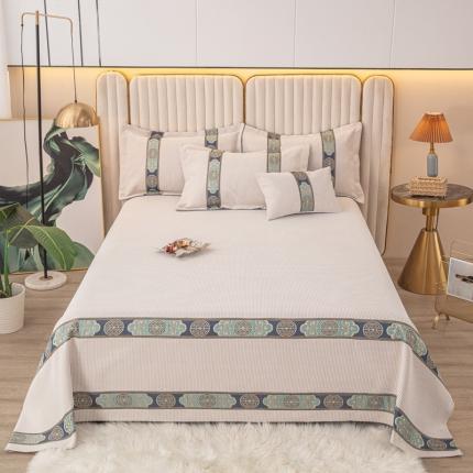 91家纺网 家纺一手货源 找家纺 （总）新款复合雪尼尔床盖榻榻米炕盖炕垫