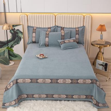 91家纺网 家纺一手货源 找家纺 （总）新款复合雪尼尔床盖榻榻米炕盖炕垫