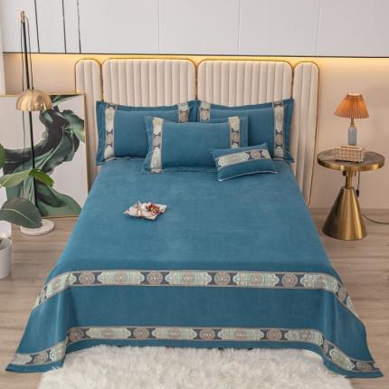 91家纺网 家纺一手货源 找家纺 （总）新款复合雪尼尔床盖榻榻米炕盖炕垫