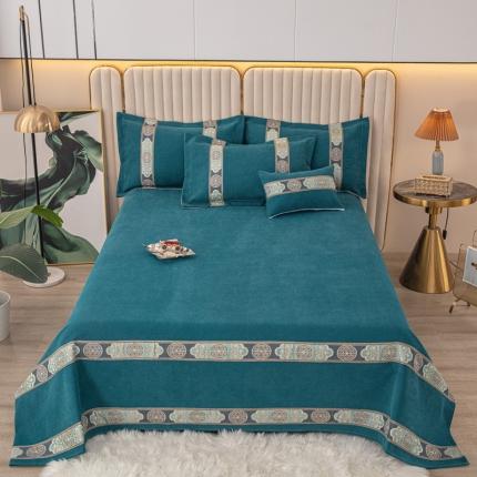 91家纺网 家纺一手货源 找家纺 （总）新款复合雪尼尔床盖榻榻米炕盖炕垫