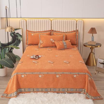 91家纺网 家纺一手货源 找家纺 （总）新款复合雪尼尔床盖榻榻米炕盖炕垫