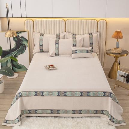 91家纺网 家纺一手货源 找家纺 （总）新款复合雪尼尔床盖榻榻米炕盖炕垫