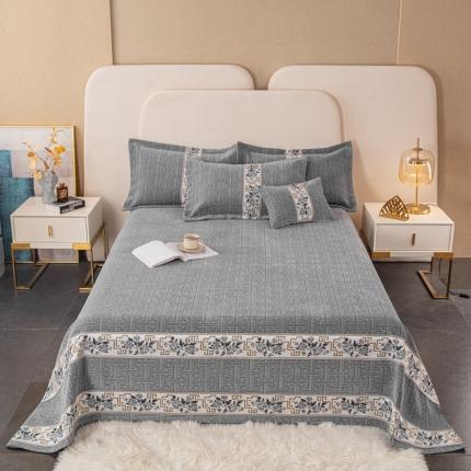 91家纺网 家纺一手货源 找家纺 （总）新款复合雪尼尔床盖榻榻米炕盖炕垫